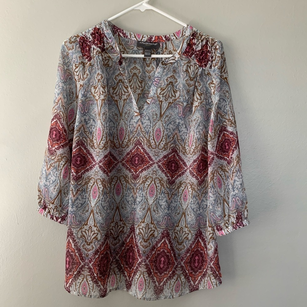 A Pea In The Pod Maternity Blouse